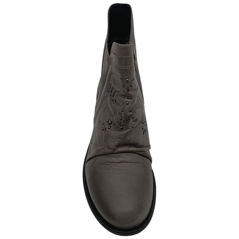 Miz Mooz Leather Wide Width Ankle Boots Limit Graphite - Medium - Picture 3 of 4
